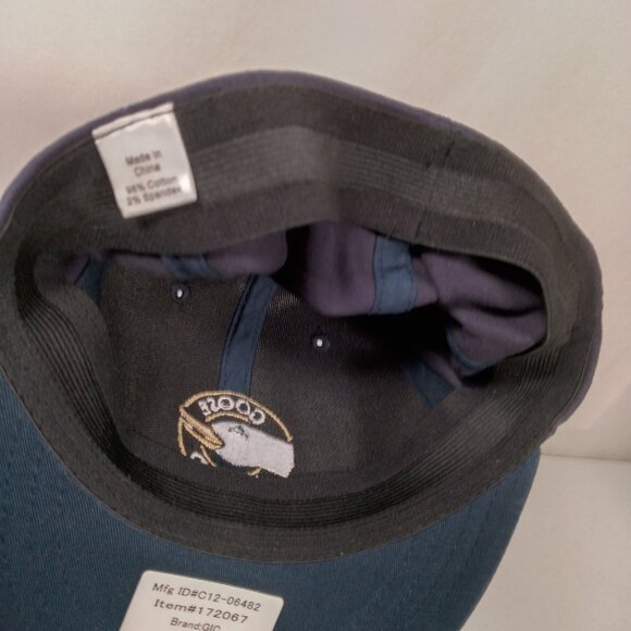 Goose Island Beer Co Cap Hat Adult One Size Blue Twill Cotton Stretch Fitted New - Picture 9 of 11